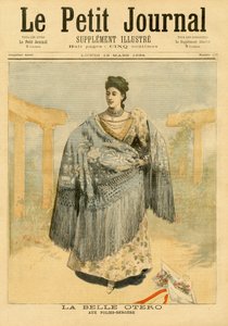 La Belle Otero (1868-1965) in de Folies-Bergère, uit 